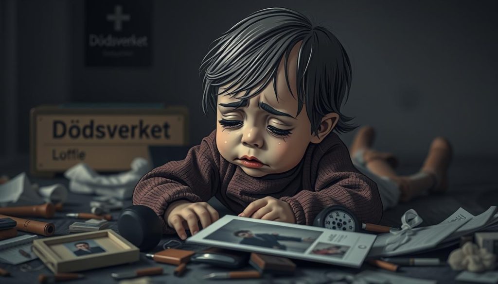 barnets reaktioner vid dödsfall