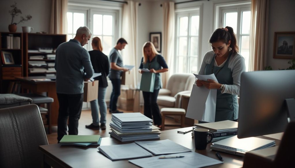 bouppteckning och myndighetskontakter
