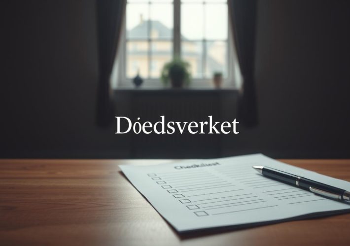 checklista vid dödsfall