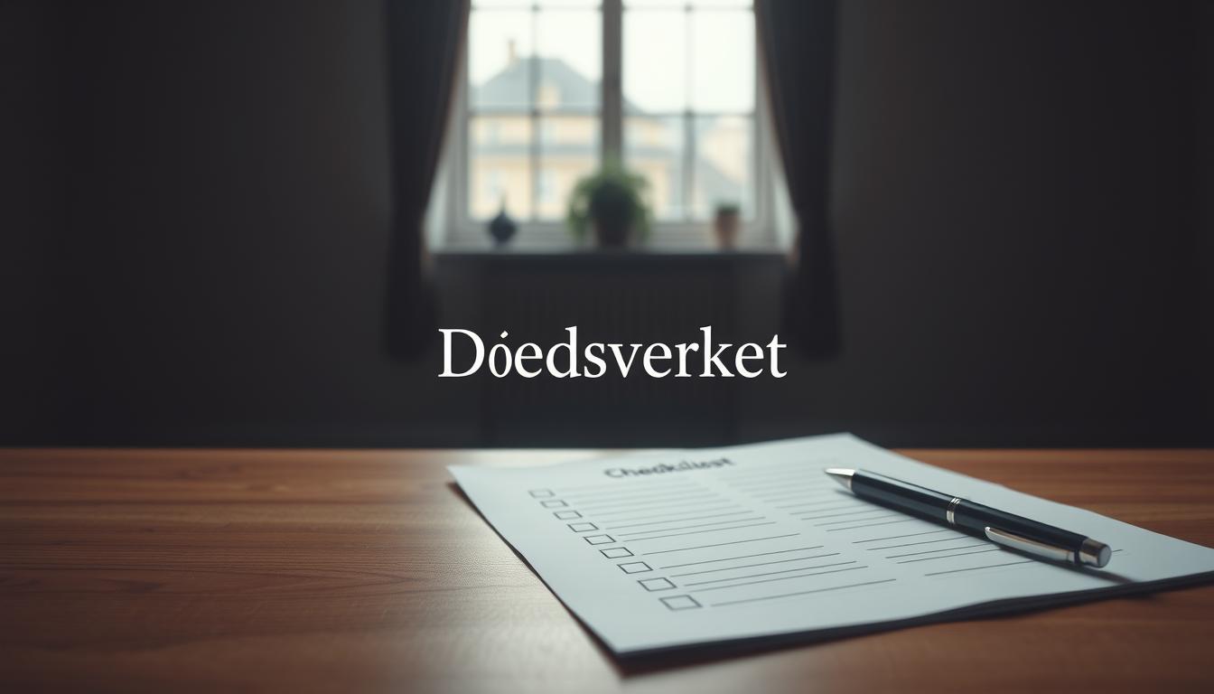 checklista vid dödsfall