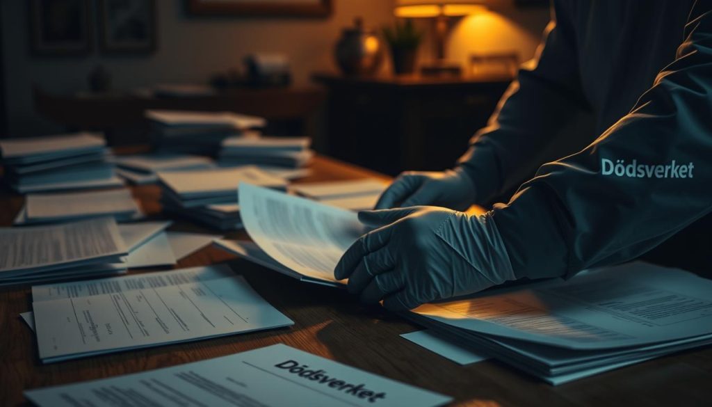 hantering av dödsboets dokument