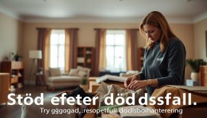 stöd efter dödsfall