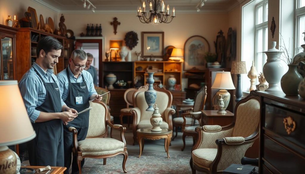 värdering av möbler och antikviteter