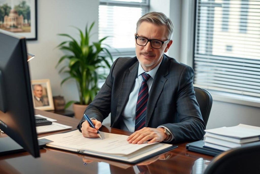 En boutredningsman som hjälper till med ett dödsbo