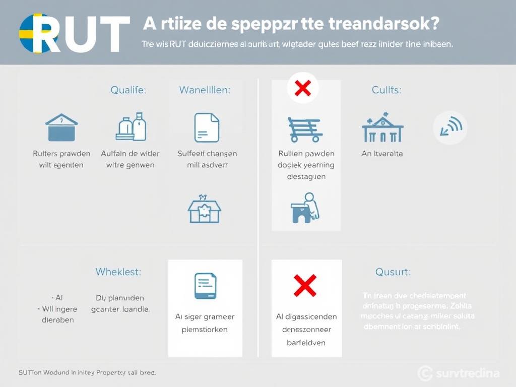 Information om RUT-avdrag vid fastighetstömning