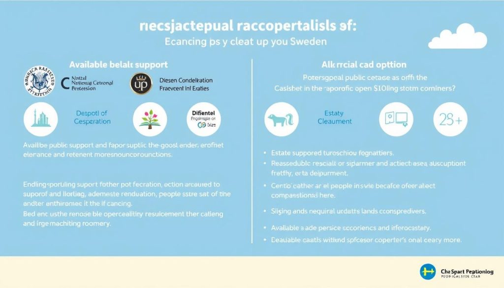 Information om offentliga bidrag för tömning av avliden persons egendom