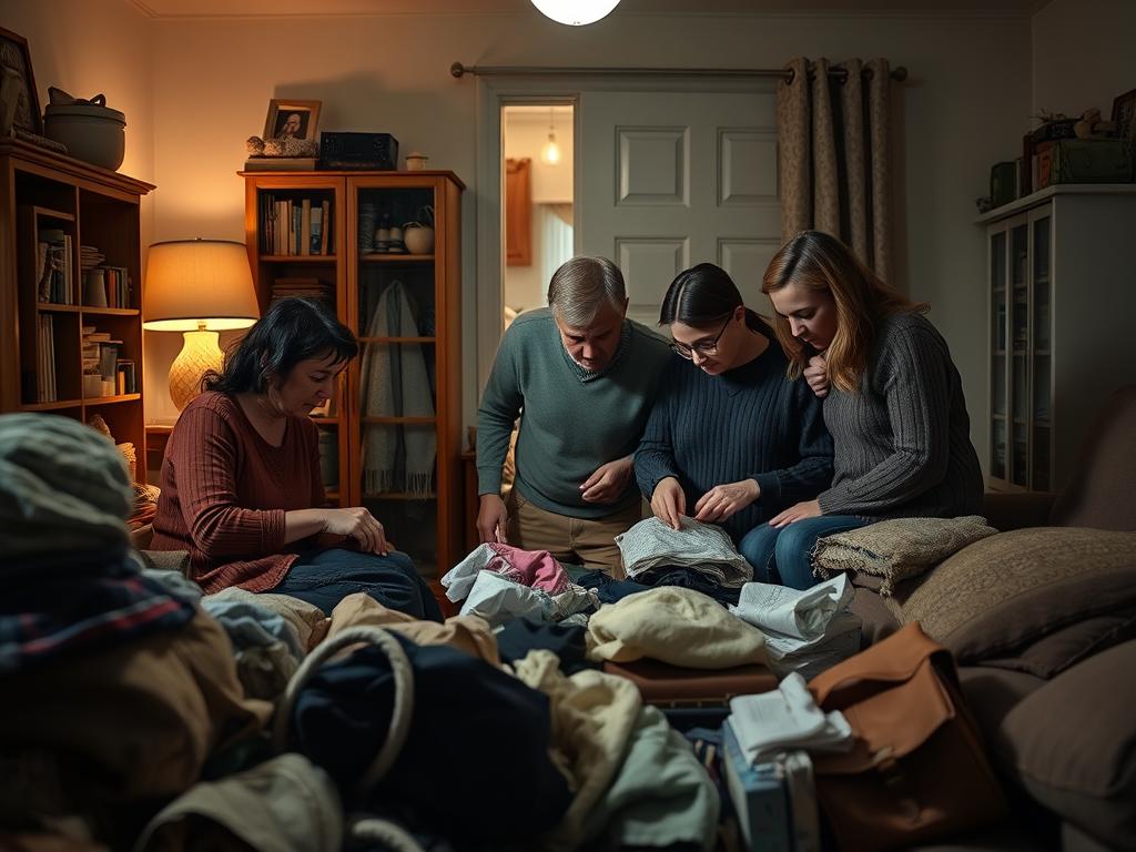 Känslomässiga aspekter av att tömma avliden persons egendom