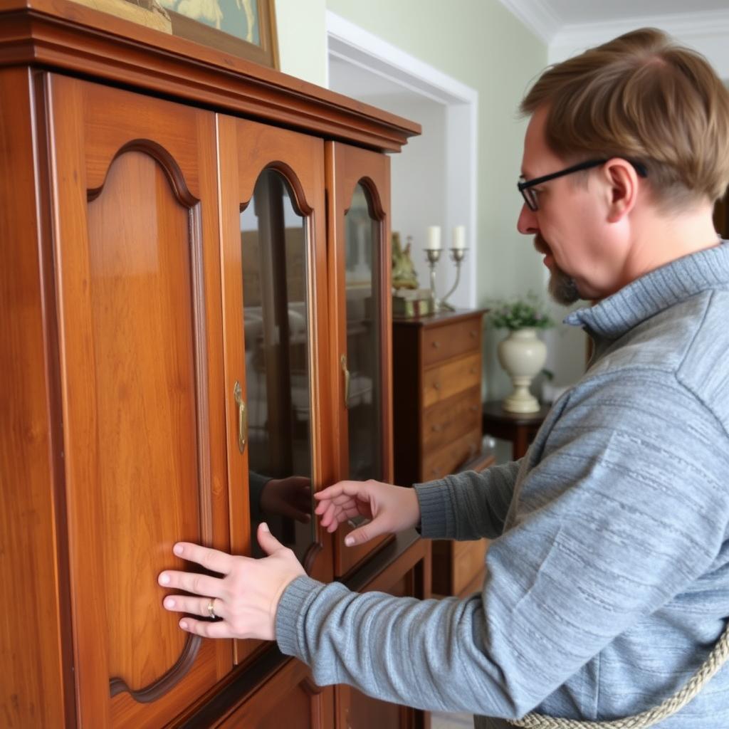 Privatperson köper möbler från dödsbo i Malmö