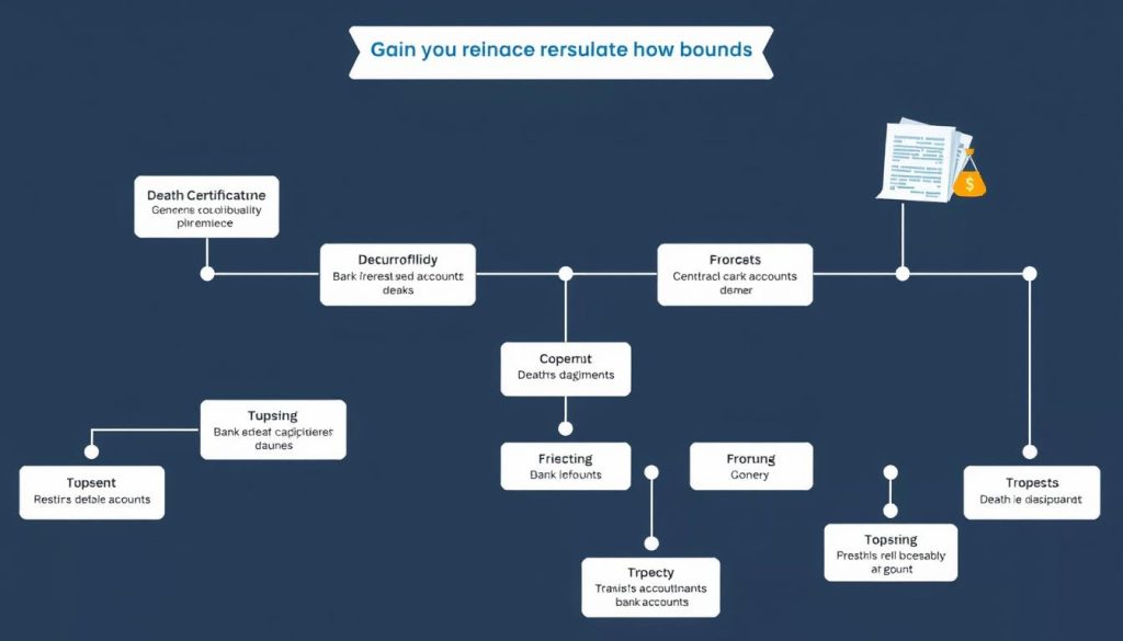 Process för tillgång till bankkonton vid pengar i banken vid dödsfall