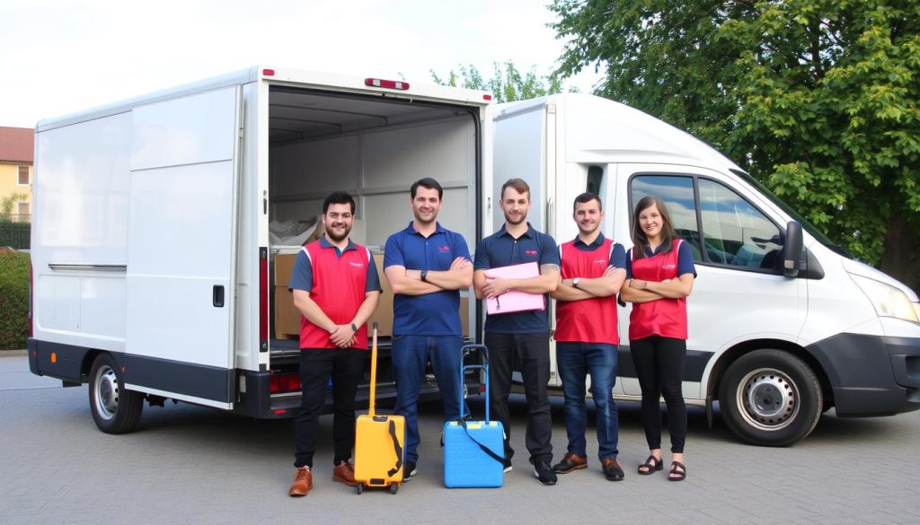 Professionellt team redo att hjälpa till med tömning av lägenhet i Stockholm