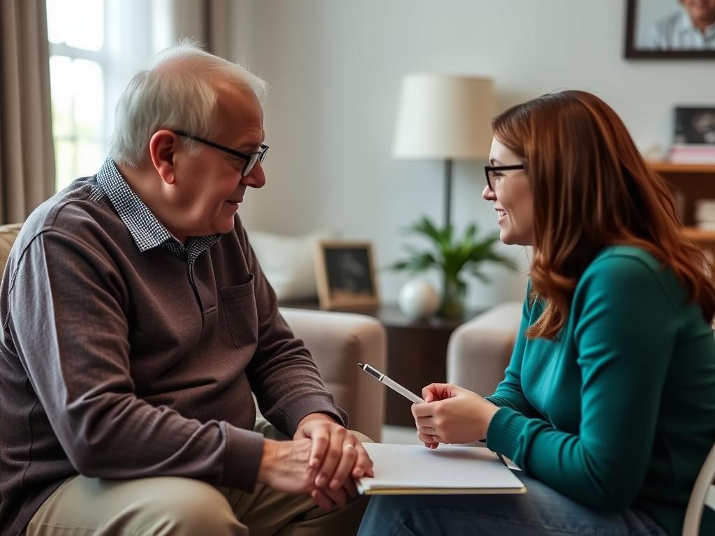 Respektfull kommunikation mellan familjemedlemmar vid planering av tömning av lägenhet
