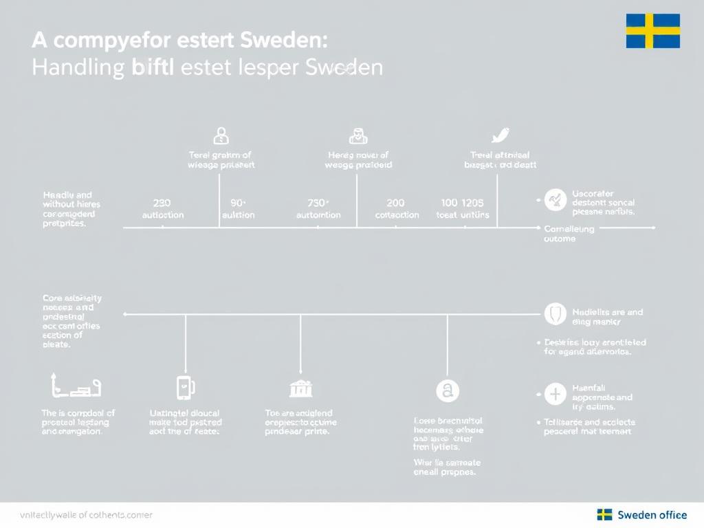 Sammanfattning av processen för dödsbo utan arvingar