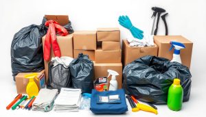 Verktyg och material för att tömma förråd effektivt