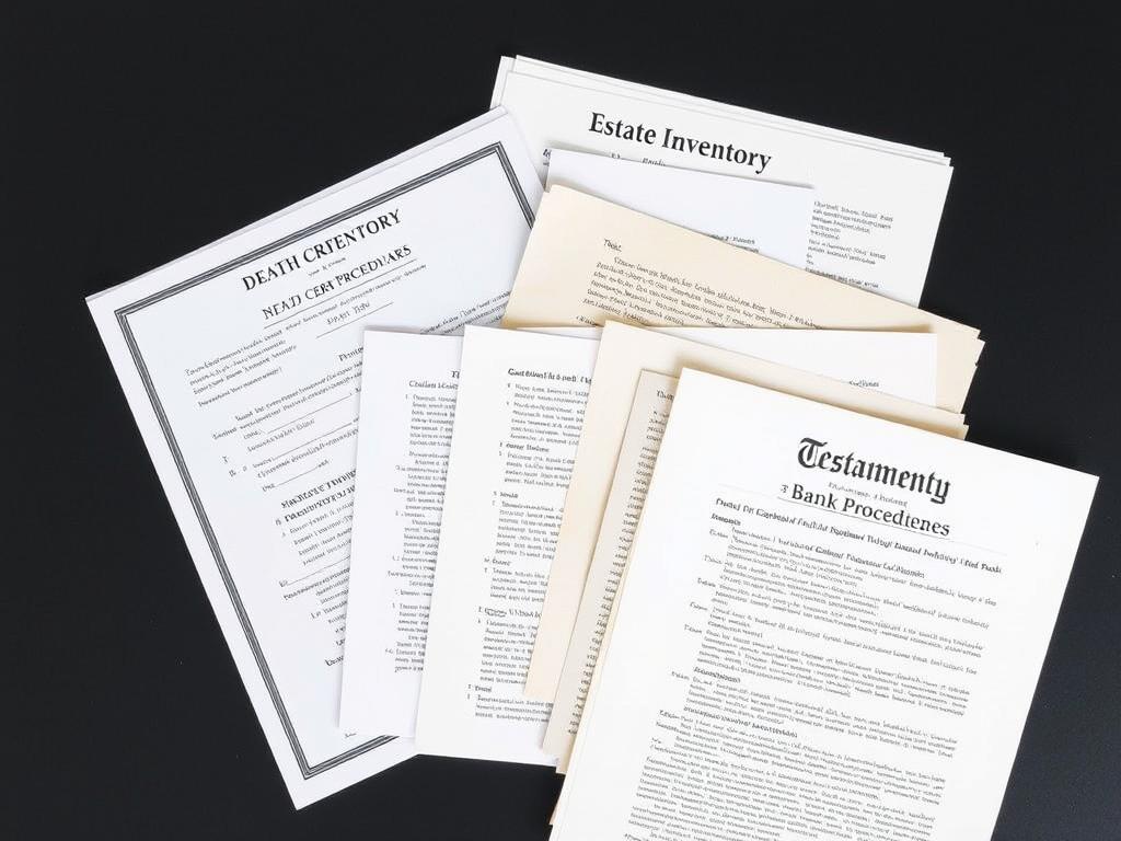Viktiga dokument för hantering av pengar i banken vid dödsfall