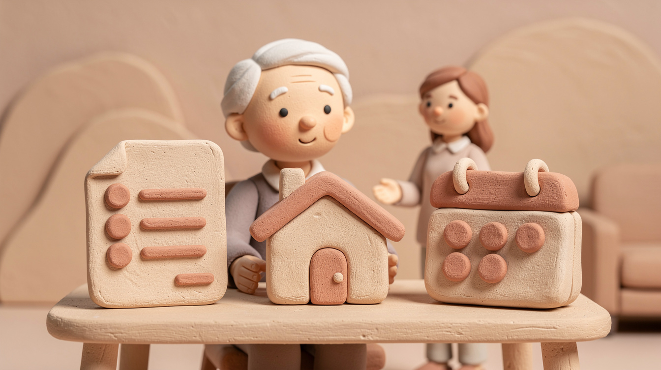 hur ansöker man om äldreboende? illustration