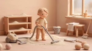 hur man gör rent efter renovering damm