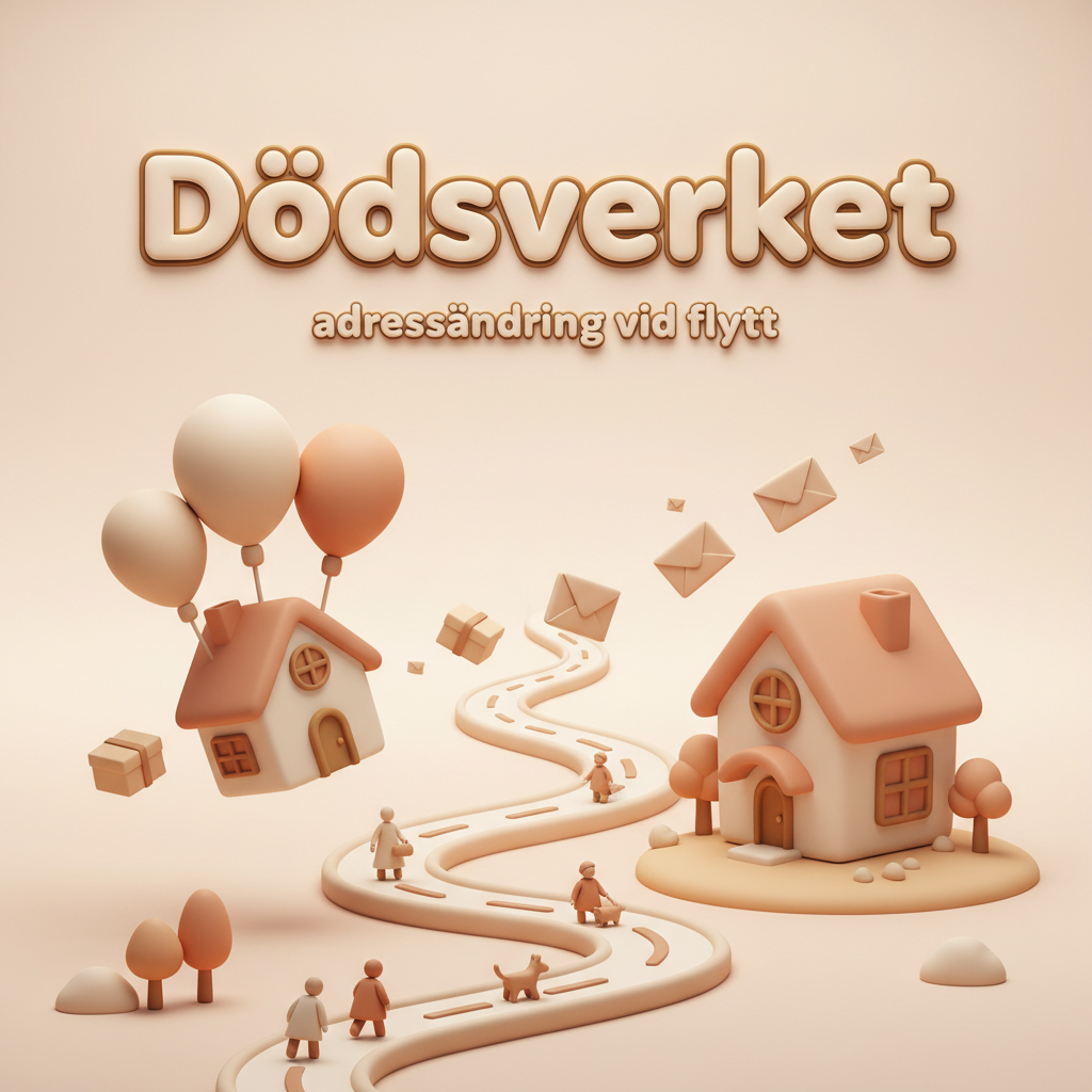 adressändring vid flytt illustration