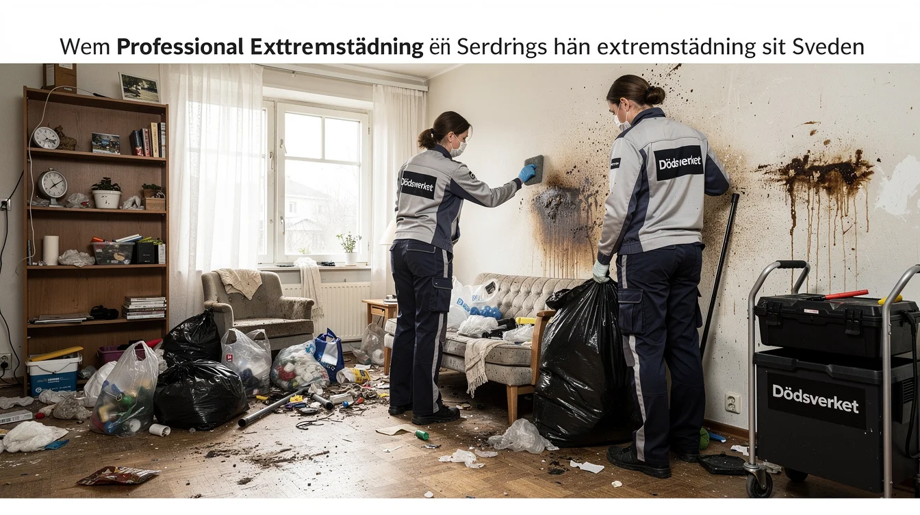 Vår metod för trygg och respektfull extremstädning - extremstädning