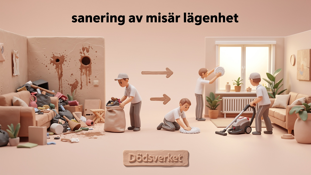 Processen för Sanering av misär lägenhet – Enkelt och smidigt - Sanering av misär lägenhet